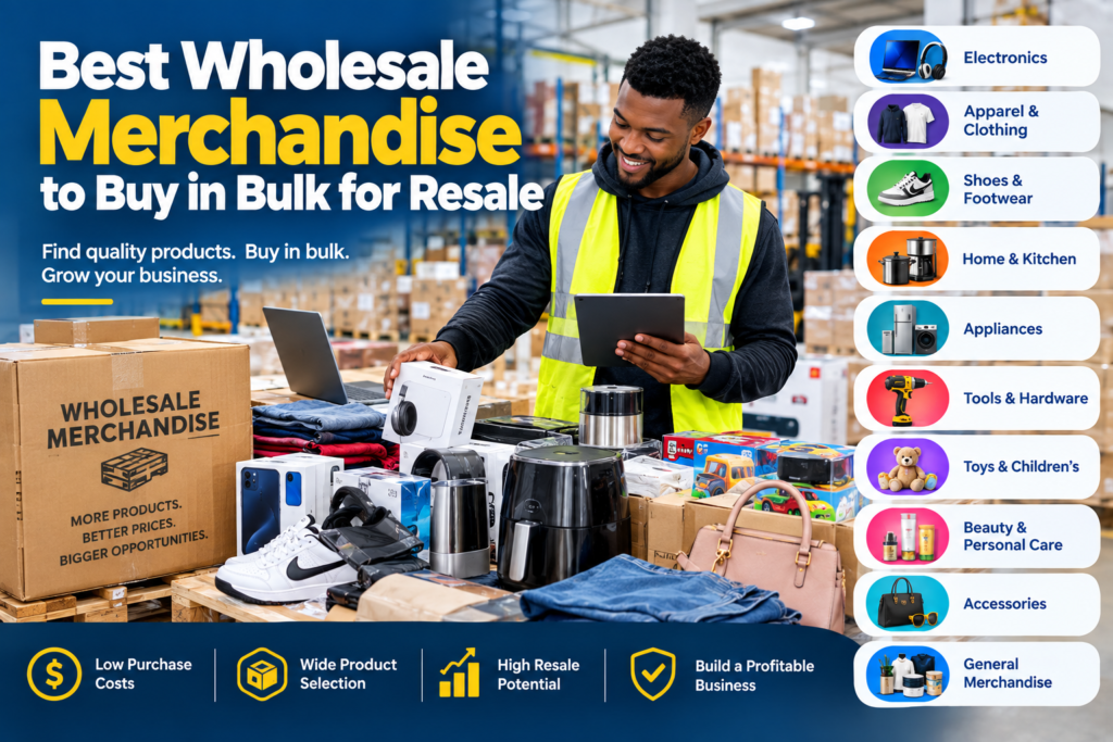 wholesale merchandise for resale
